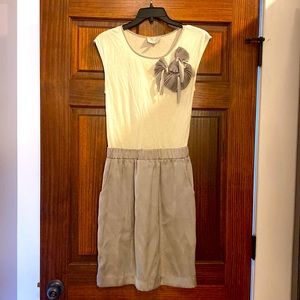 White/grey dress from The Limited circa 2008